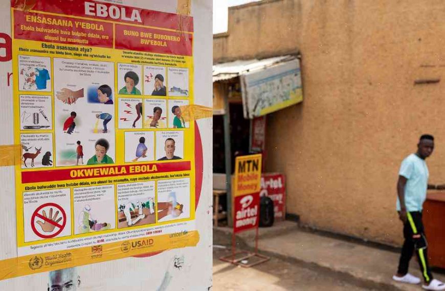 Ugandan government announces three week lockdown as new cases of deadly Ebola virus emerge in the country