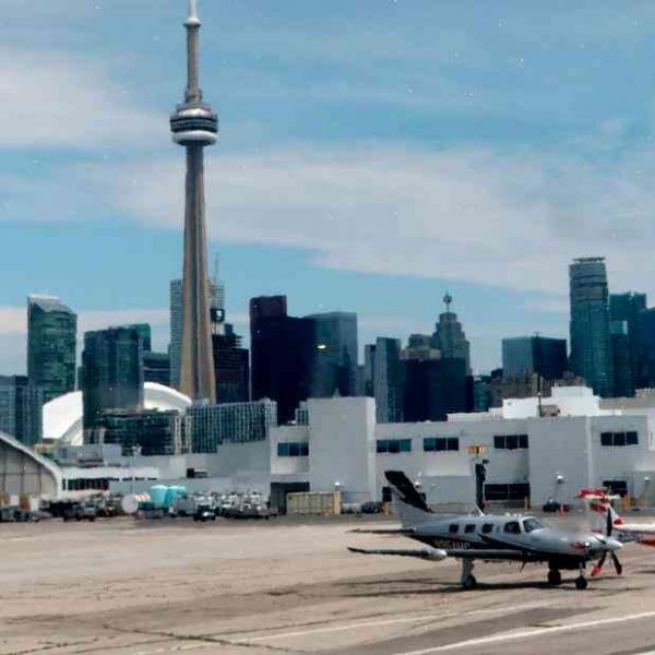 Toronto police arrest two people after a suspicious bag is found at airport